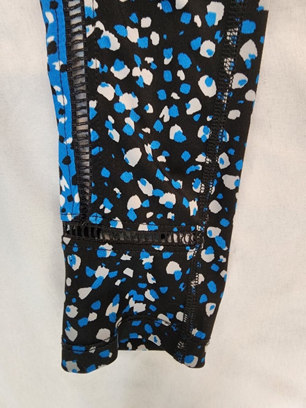 Beyond Yoga Small High Rise Speckled Leggings Ladder Mesh Made USA - Picture 4 of 9